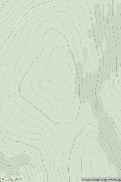 Thumbnail image for Meall nan Oighreag [Strathyre to Strathallan] showing contour plot for surrounding peak